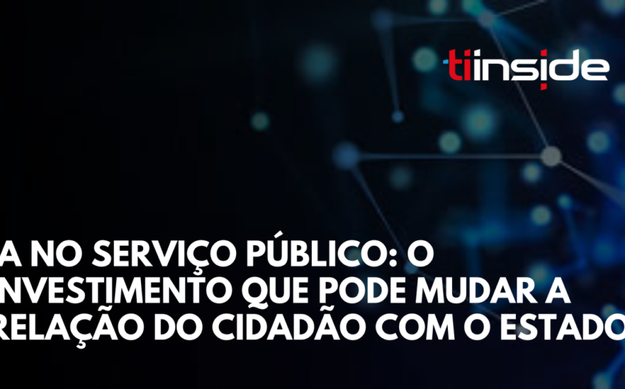 Ilustração: robô de IA substitui servidores públicos em repartição