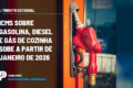 Gráfico mostra alta de 11% no diesel e reajustes na gasolina com ICMS 2027