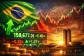 Gráfico mostra queda do Ibovespa Futuro 0,5% com WEG e cenário eleitoral pressionando