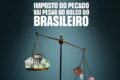 Calendário mostra 2028 com moedas e bandeira do Brasil representando adiamento do Imposto do Pecado