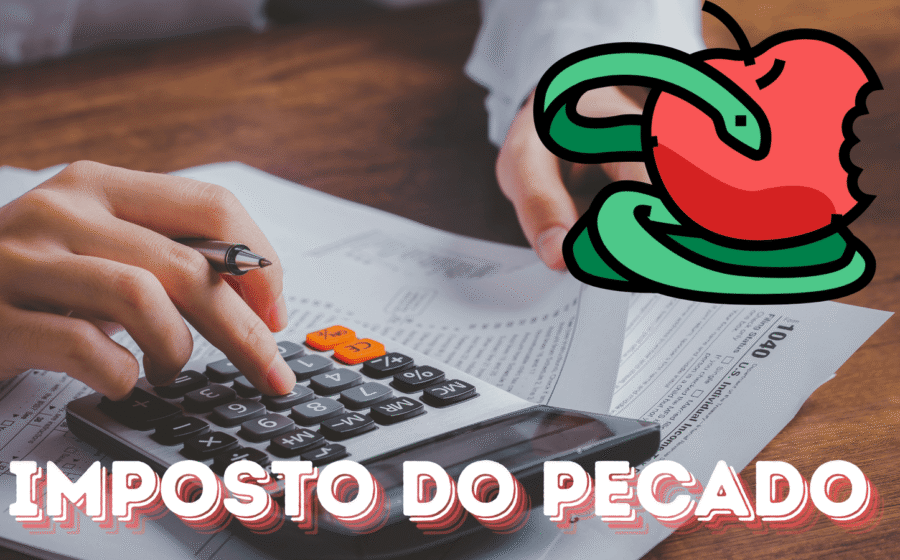 Gráfico mostra adiamento do Imposto do Pecado para 2028 impactando setores de minério, petróleo, fumo e bebidas