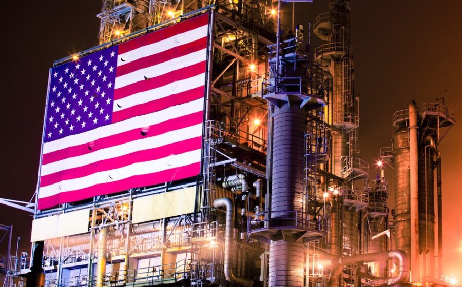 Gráfico de encomendas industriais EUA: setores mistos em agosto