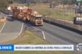 Engavetamento de 20 veículos na BR-116 em São João de Meriti causado por infarto de motorista de ônibus
