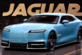 Jaguar Type 01 elétrico conceito design futurista sem vidro traseiro capô longo Nova York