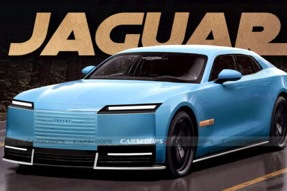 Jaguar Type 01 elétrico conceito design futurista sem vidro traseiro capô longo Nova York