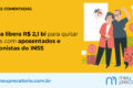 Idoso segurando carteira com dinheiro e calendário de novembro em destaque, representando liberação de RPVs do INSS