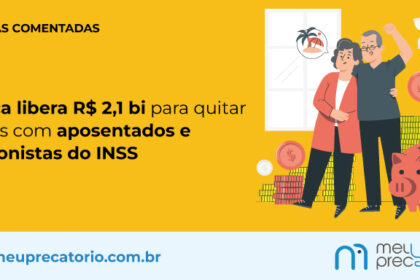 Idoso segurando carteira com dinheiro e calendário de novembro em destaque, representando liberação de RPVs do INSS