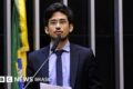 Kim Kataguiri discursando no plenário da Câmara dos Deputados durante debate sobre eleição da Mesa