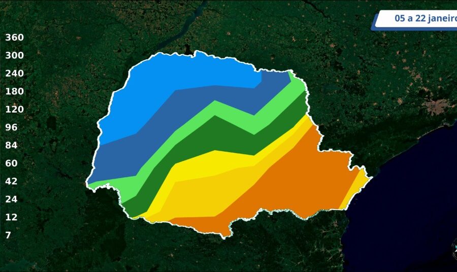 Floresta de eucalipto da Klabin no Paraná alagada por chuvas excessivas
