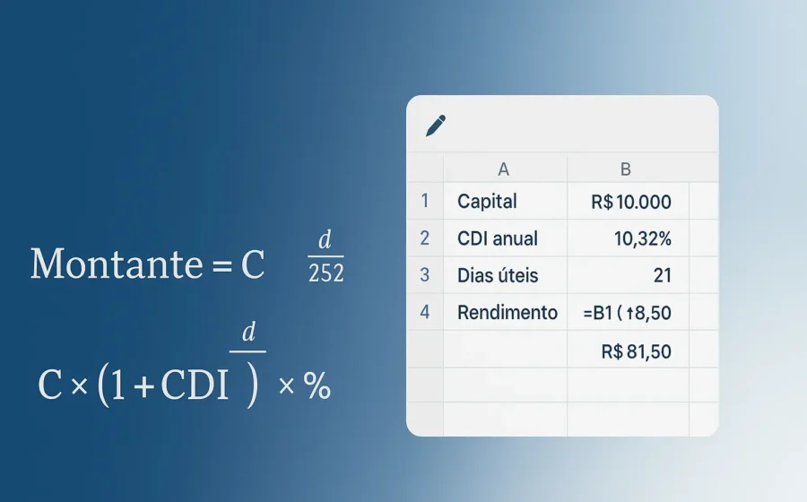 Gráfico comparando rendimento LCI 93% CDI vs CDB em 6 anos mostrando perda de R$ 7,7 mil