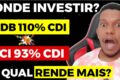 Gráfico comparando rendimento real de LCI 93% CDI vs expectativa linear ao longo de 6 anos