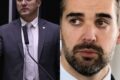 Eduardo Leite e Luciano Zucco caminhando juntos na Mercopar em Caxias do Sul