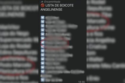Lista de boicote a empresários que votaram em Lula circulando no WhatsApp