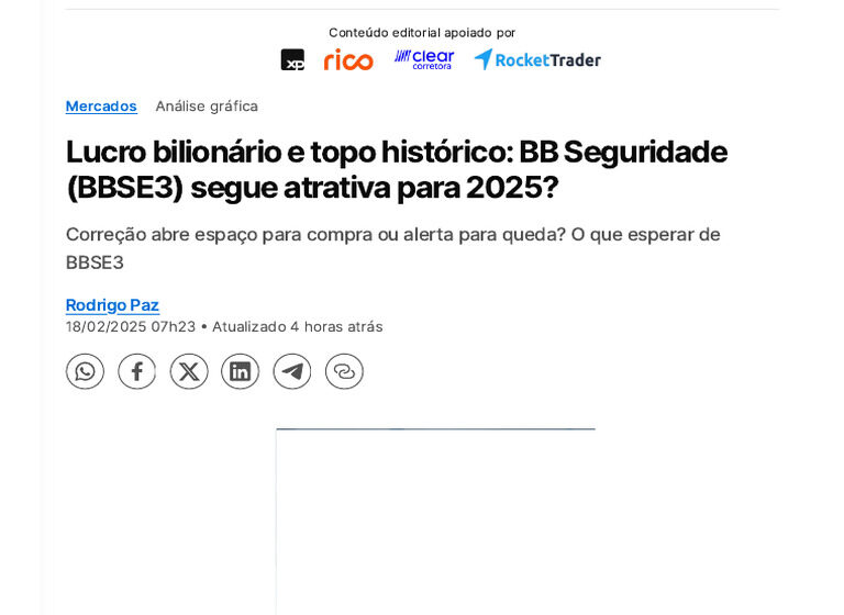 Gráfico de bolsa com logos da BradSaúde, Braskem e Bradesco indicando resultados financeiros e recuperação judicial