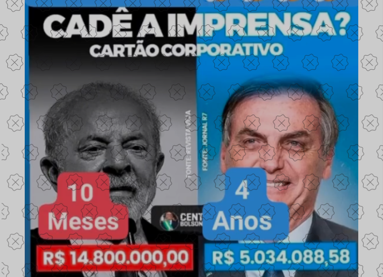 Presidente Lula segurando cartão de crédito cortado ao meio simbolizando fim de cartões extras