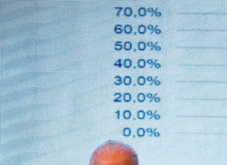 Lula em reunião ministerial com gráficos de dívida pública e taxa Selic em queda