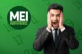 Gráfico mostra rombo previdenciário de R$ 711 bilhões do MEI com ícones de trabalhadores e alerta vermelho