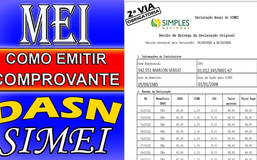 Empreendedor MEI emitindo nota fiscal pelo celular com DASN-SIMEI simplificada