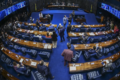 Senado Federal aprovando projeto de lei que perdoa dívidas de MEIs na Dívida Ativa da União