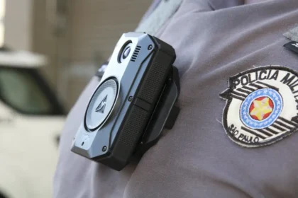 Mapa de São Paulo com ícones de 58 mil câmeras do SmartSampa sob controle do Ministério Público