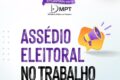 MPT processa Meta: gavel e logotipo Meta sobre fundo de tribunal brasileiro