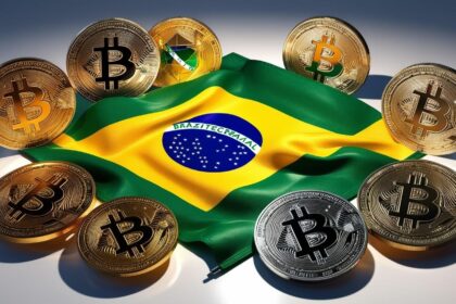 Logos da Bity e Mercado Bitcoin com seta indicando migração forçada de clientes no Brasil