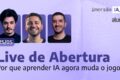 Mark Zuckerberg em destaque com gráficos de IA e símbolos de investimento bilionário