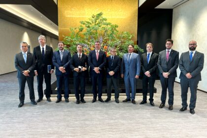 Comitiva de 50 empresários sul-mato-grossenses em visita à sede global da Samsung na Coreia do Sul