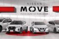 Carros de aplicativo e táxis nas ruas representando financiamento Move Brasil versus aluguel