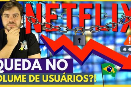 Gráfico mostra queda no engajamento da Netflix com usuários assistindo menos conteúdo