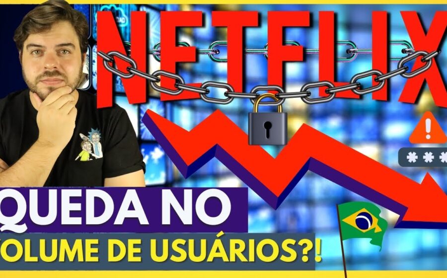 Gráfico mostra queda no engajamento da Netflix com usuários assistindo menos conteúdo