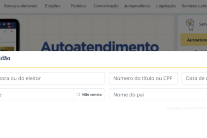 Celular exibindo site do TSE com alerta de prazo 25 de outubro para certidão eleitoral