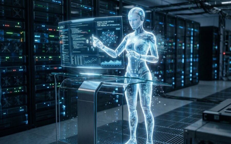 Agente de IA Tomé analisando dados do mercado de capitais brasileiro em tela futurista