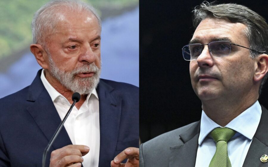 Líderes evangélicos e Flávio Bolsonaro em encontro político no Rio de Janeiro