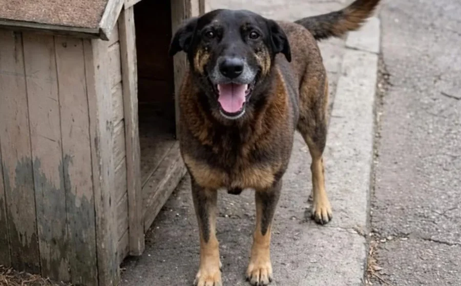 Cachorro vira-lata caramelo resgatado vivo após 5 dias soterrado em escombros de prédio em Niterói