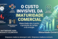 Gráfico mostrando dinheiro vazando de balde representando custo de oportunidade de capital ocioso
