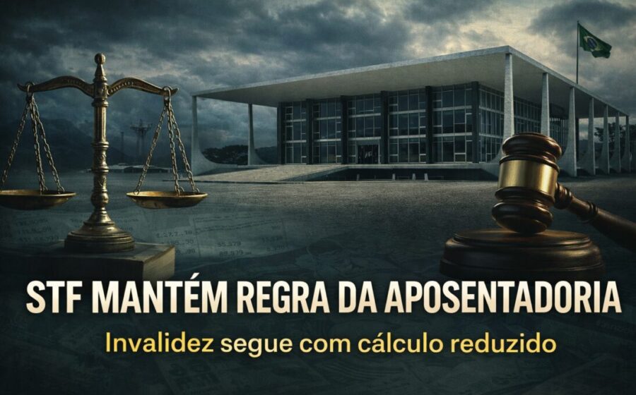 Ministros do STF em sessão de julgamento sobre contribuição previdenciária de aposentados por invalidez