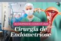 Jato médico transportando equipe cirúrgica para tratar endometriose em regiões remotas