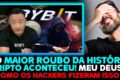 Laptop corporativo com alerta de segurança representando falha que permitiu roubo de US$ 6,3 bi da Binance