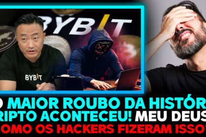 Laptop corporativo com alerta de segurança representando falha que permitiu roubo de US$ 6,3 bi da Binance