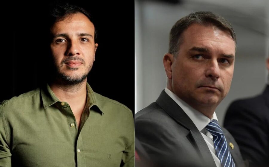 Flávio Bolsonaro desembarca em Miami de jato da Casa Branca com passe livre de Trump