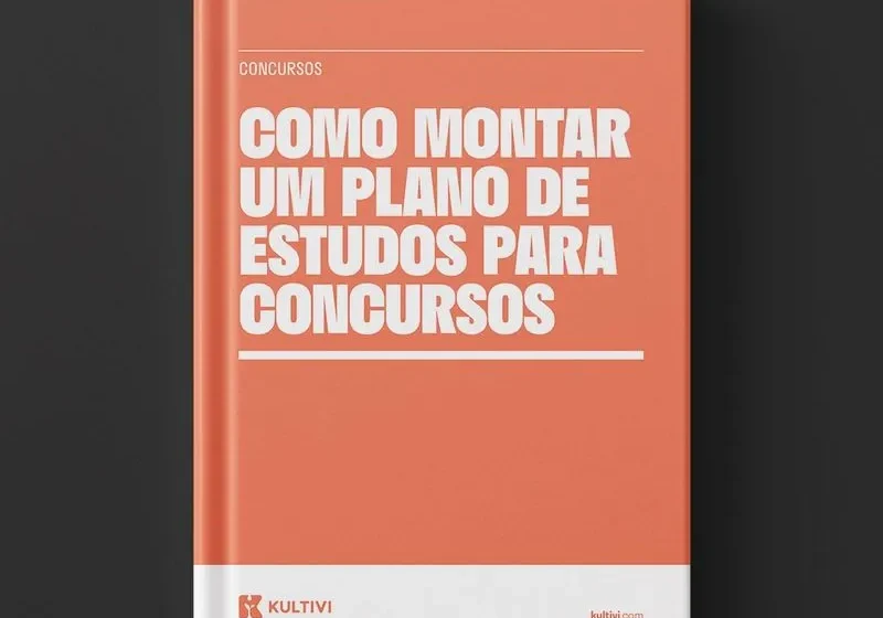 Ilustração conceitual: robô de IA substitui servidores públicos em escritório vazio, simbolizando fim de concursos no Brasil