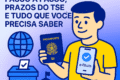 Calendário eleitoral brasileiro com relógio marcando 48 horas para o voto