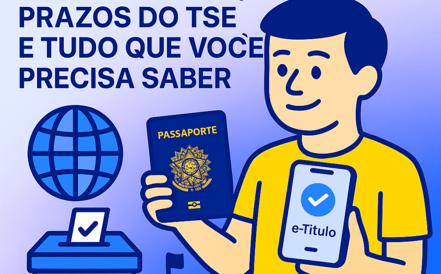 Calendário eleitoral brasileiro com relógio marcando 48 horas para o voto