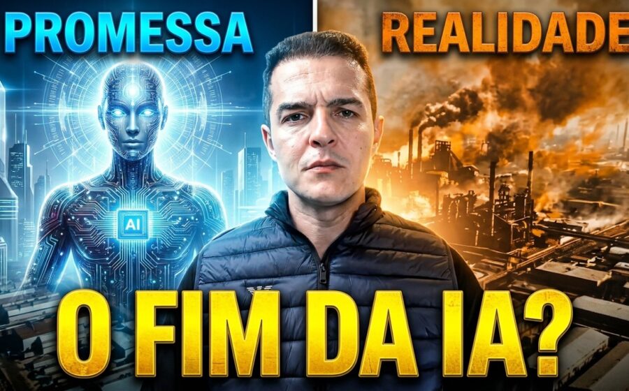 Escada de carreira quebrada com robô de IA substituindo trabalhadores juniores