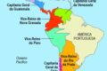 Mapa das Américas com setas indicando alternância de poder em 65% das eleições recentes