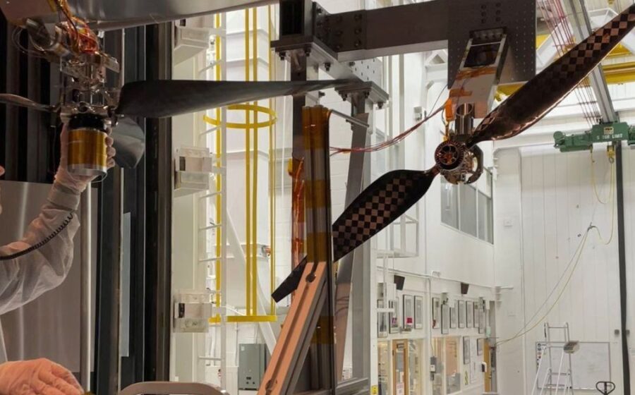 Novas pás de helicóptero da NASA para voo em atmosfera rarefeita de Marte