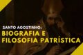 Santo Agostinho escreve "A Cidade de Deus" entre ruínas de Roma e símbolos de polarização política moderna