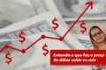 Gráfico mostra alta histórica do dólar para R$ 5,58 após intervenção do Banco Central com swaps cambiais