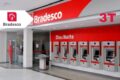 Sede do Bradesco em São Paulo com gráfico de alta nos lucros do 3º trimestre